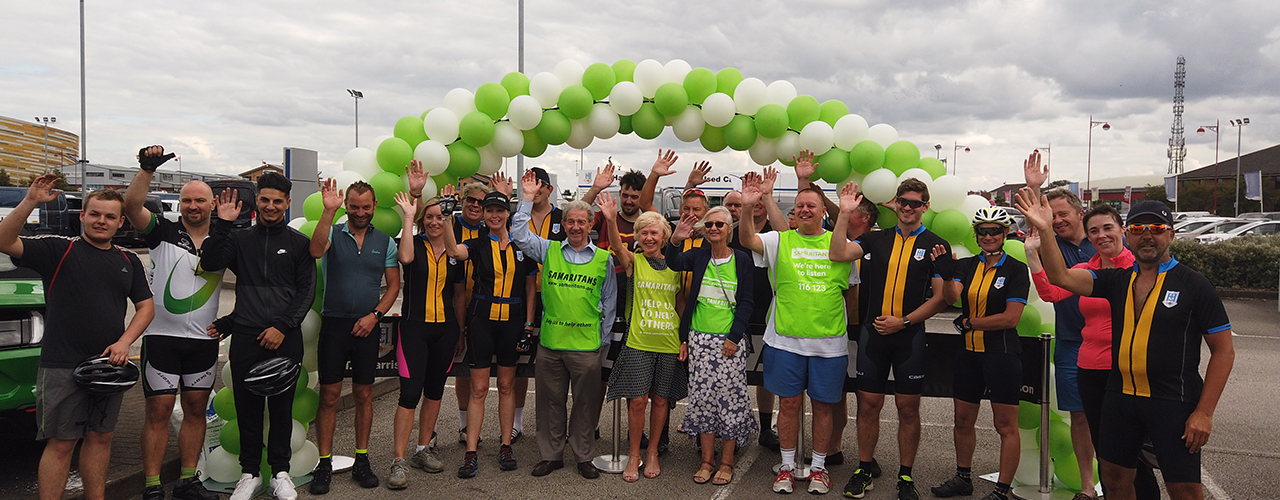 The dedicated team of TCH cyclists hope to raise even more money for The Samaritans in the future.